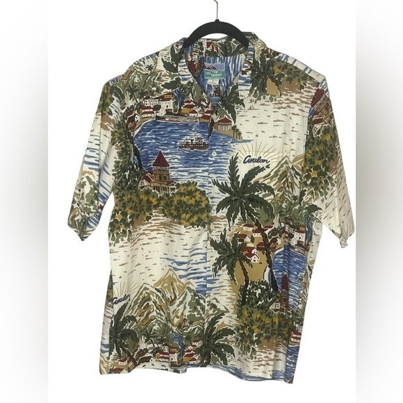 REYN SPOONER Avalon Tropical Button Down Shirt - Picture 2 of 5